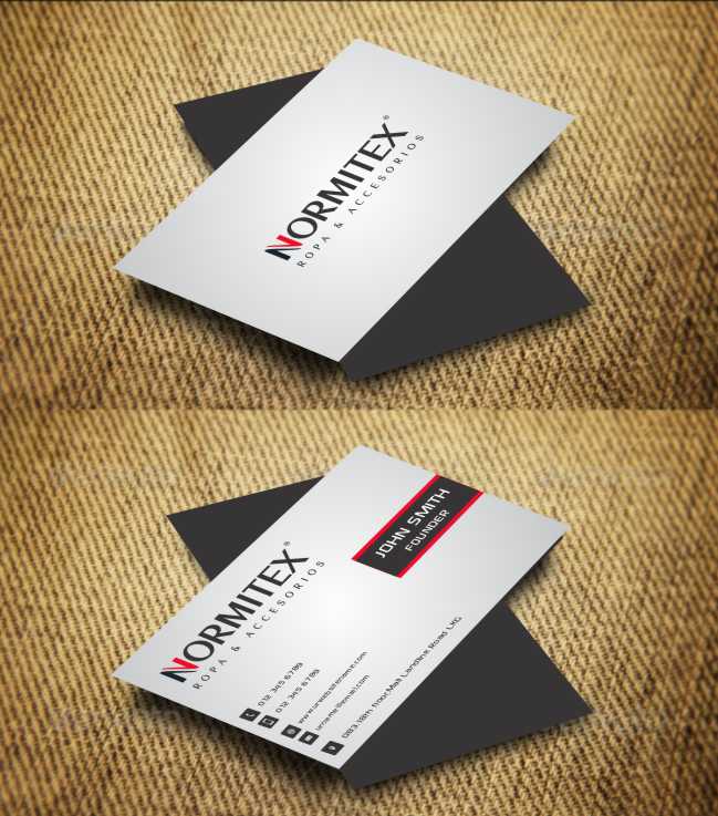 Business Card Design by AwsomeD for NORMITEX | Design #3377453