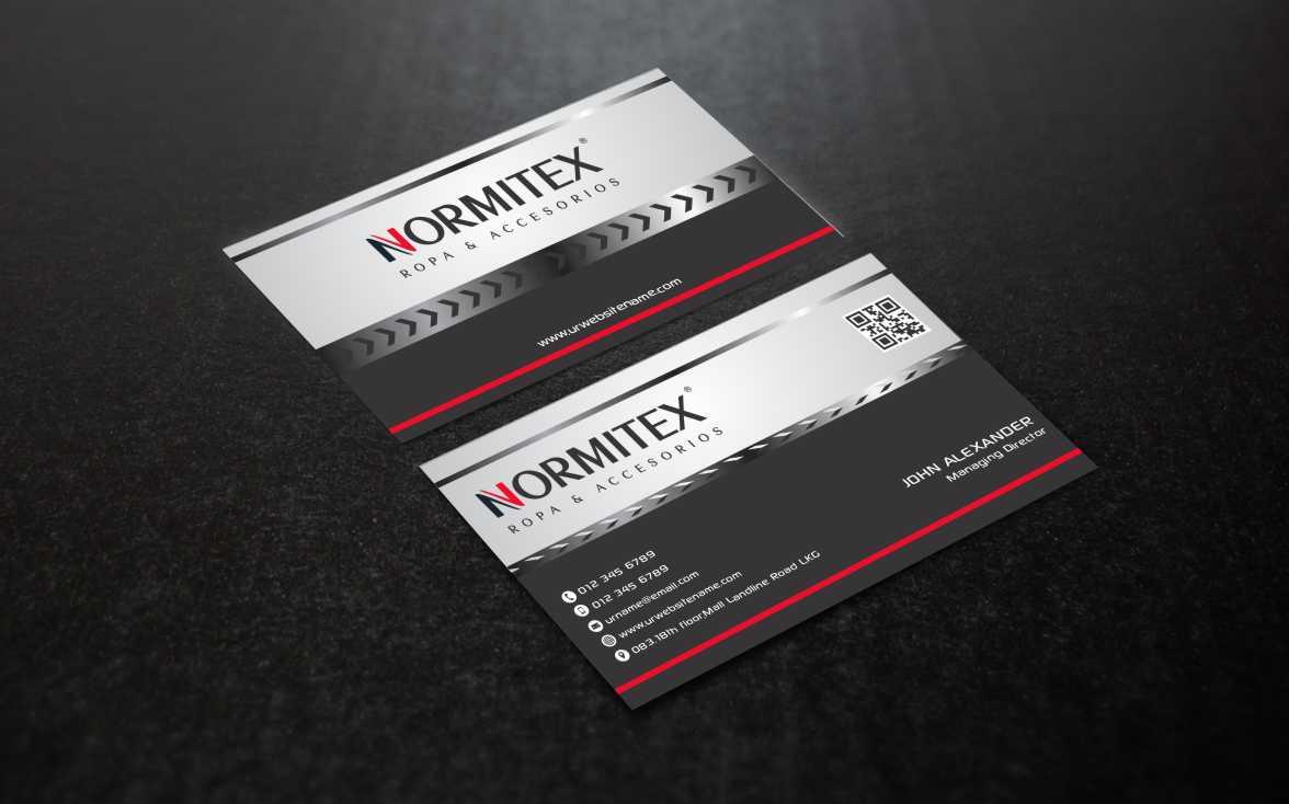 Business Card Design by AwsomeD for NORMITEX | Design #3377454