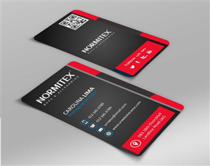 Business Card Design by AwsomeD for NORMITEX | Design: #3377457