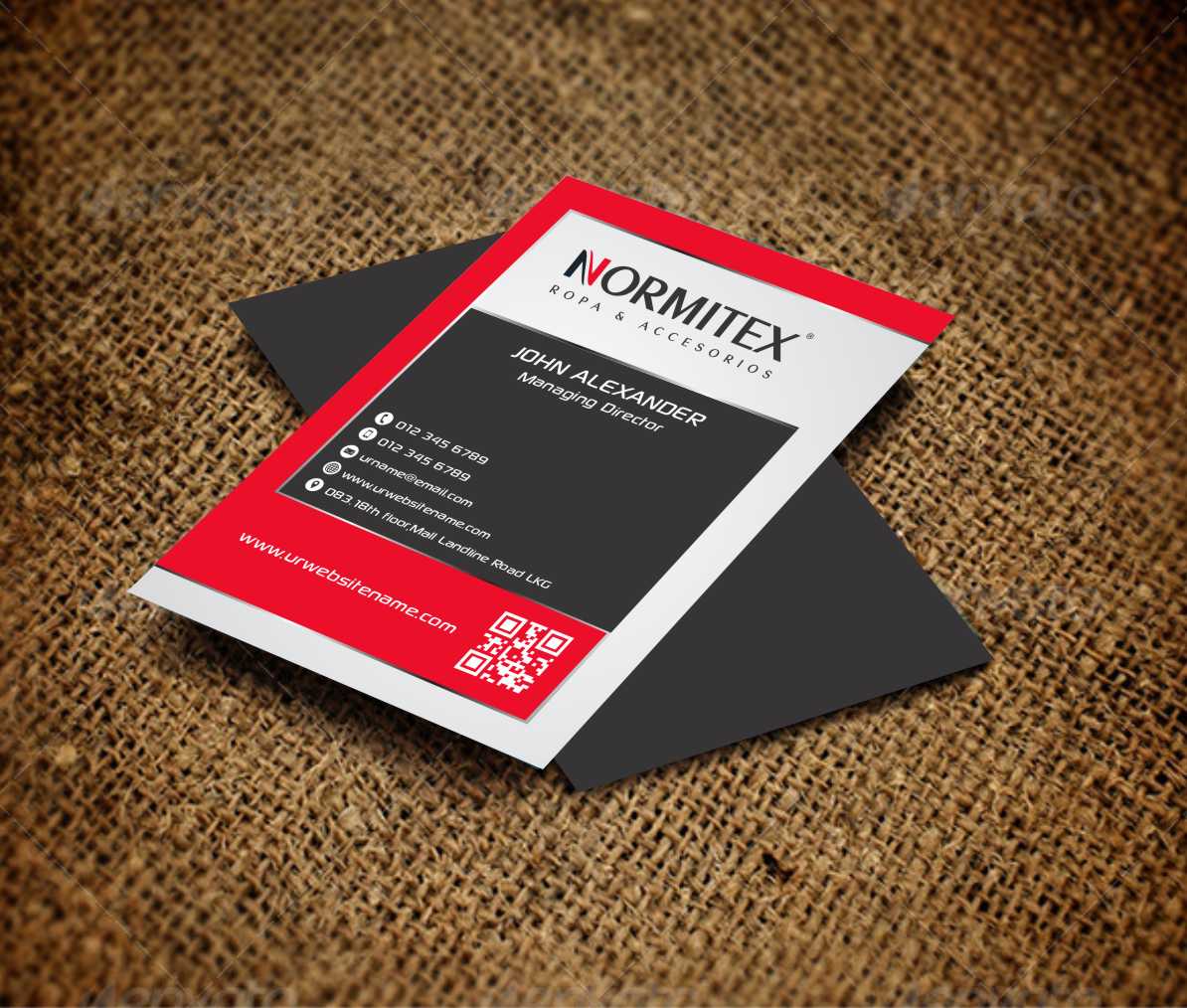 Business Card Design by AwsomeD for NORMITEX | Design #3377458