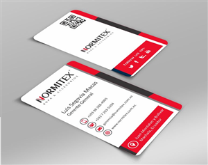 Business Card Design by AwsomeD for NORMITEX | Design: #3402144