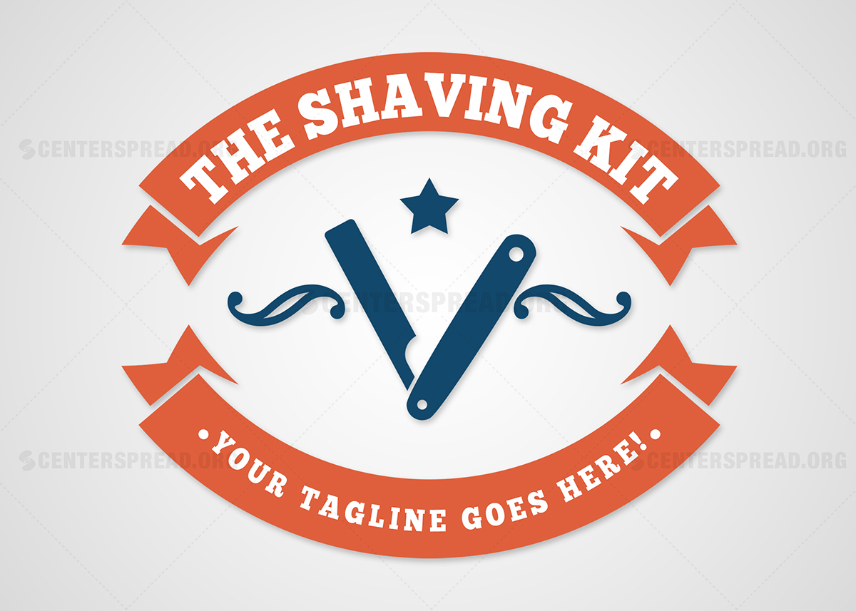 Logo Design by CENTERSPREAD for The Shaving Kit | Design #3437215