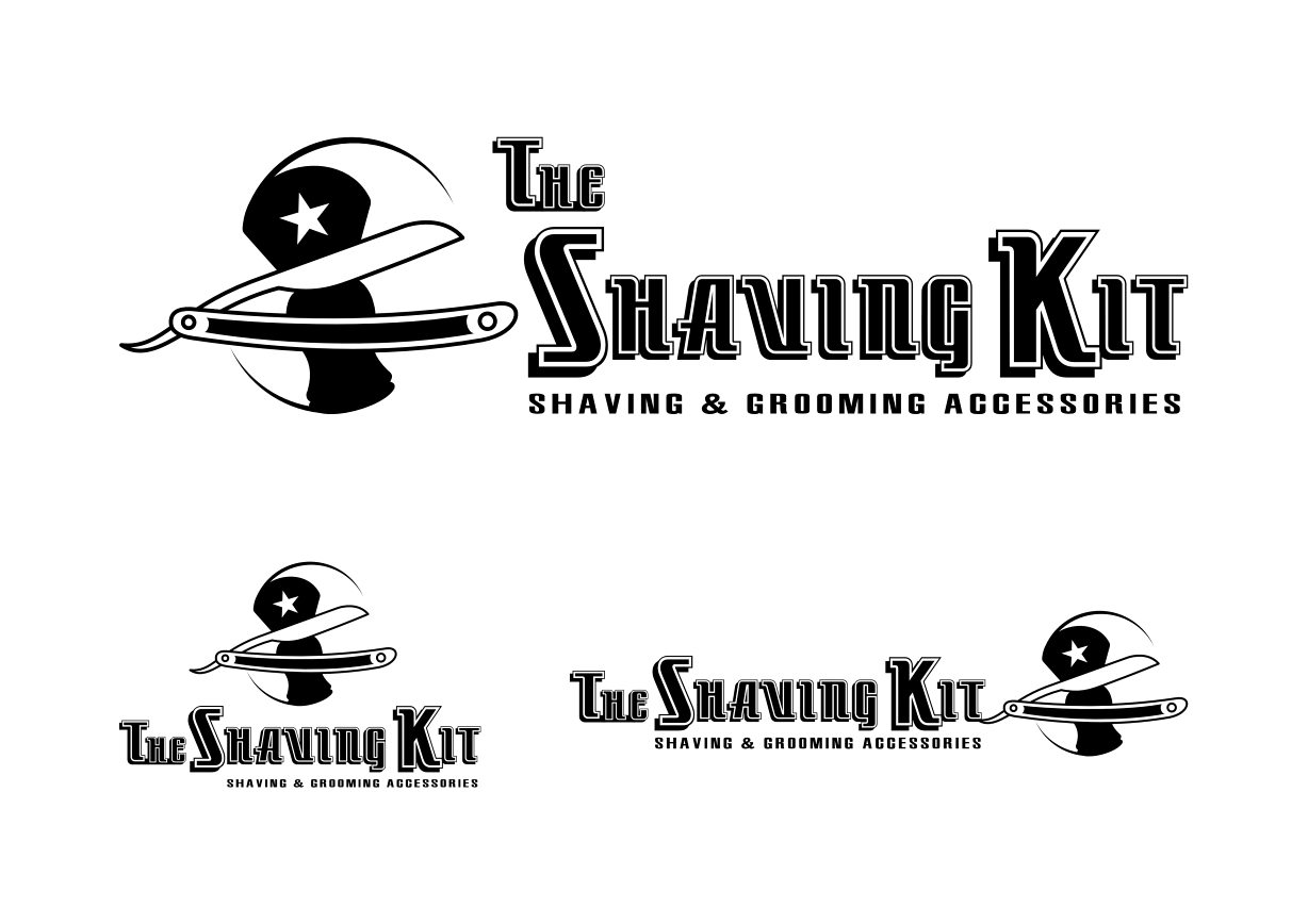 Logo Design by Fabio Piscicelli for The Shaving Kit | Design #3420492