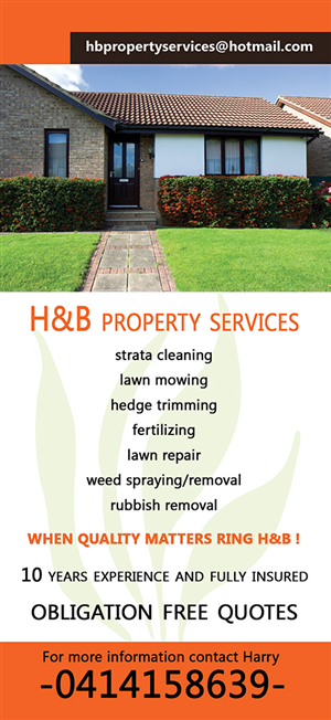 Design de Brochure par Cris pour H@B property services | Design #3391552