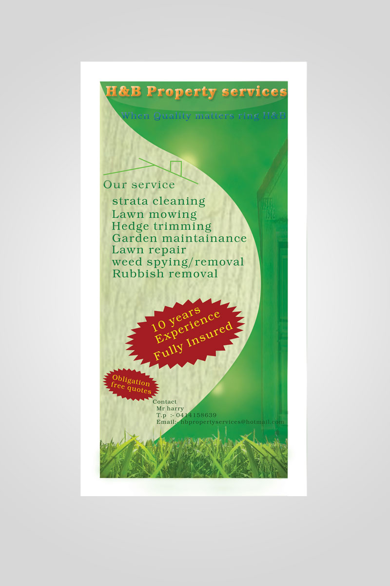 Brochure Design by Creativeaction for H@B property services | Design #3401670