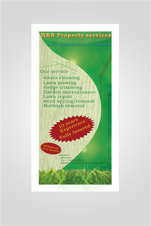 Brochure Design by Creativeaction for H@B property services | Design #3401670