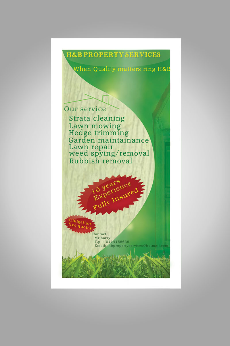 Brochure Design by Creativeaction for H@B property services | Design #3416679