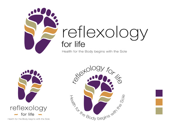 Logo Design by Alex Bullrush for Reflexology For Life | Design #81896