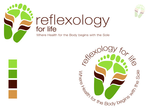 Logo Design by Alex Bullrush for Reflexology For Life | Design: #83460