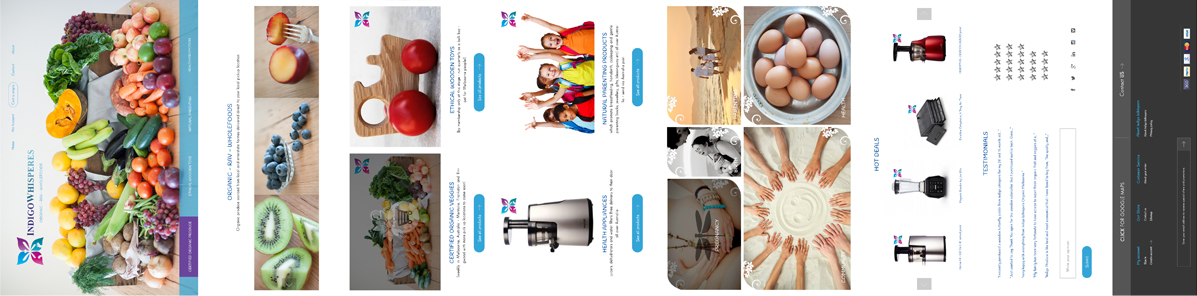 Web Design by zofijavrecko for Indigo Whispers | Design #3595322