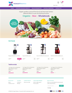 Web Design by Mayank Patel for Indigo Whispers | Design #3390323