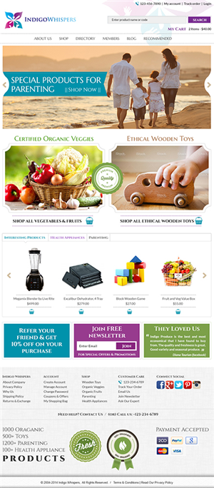 Web Design by amberegg for Indigo Whispers | Design: #3388768