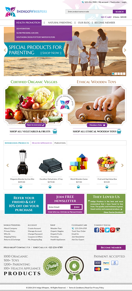Web Design by amberegg for Indigo Whispers | Design #3391566