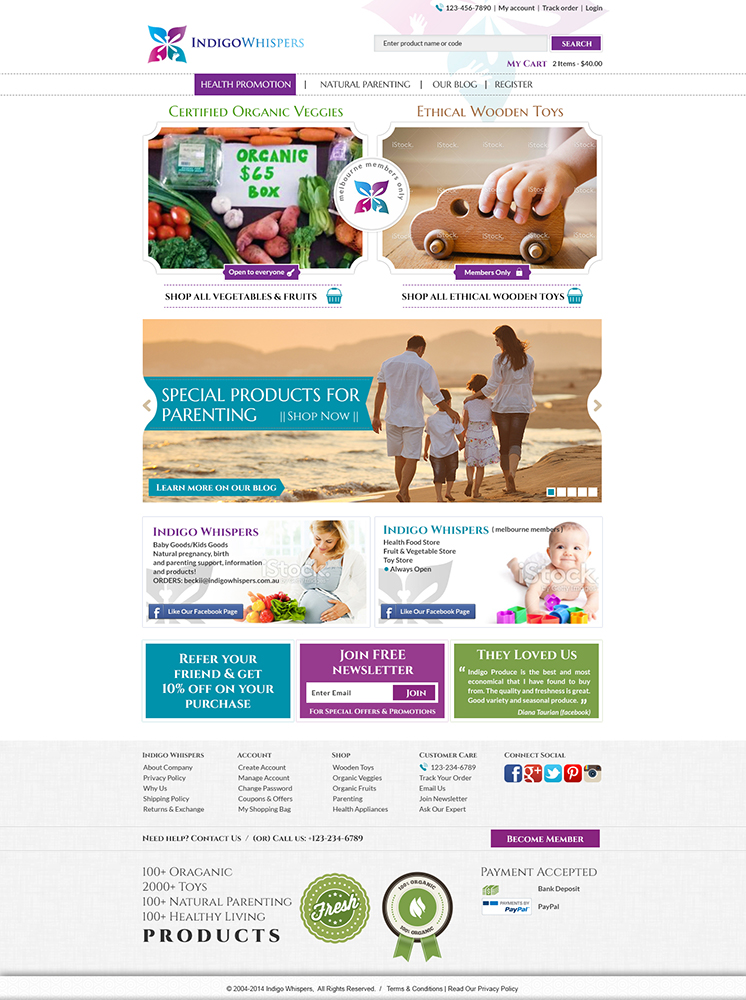 Web-Design von amberegg für Indigo Whispers | Design #3396233