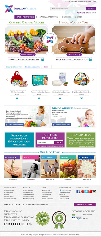 Web-Design von amberegg für Indigo Whispers | Design #3398236