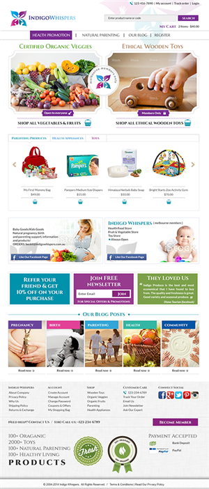 Web Design by amberegg for Indigo Whispers | Design: #3398236