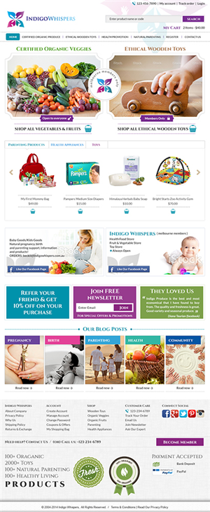 Web Design by amberegg for Indigo Whispers | Design: #3403741