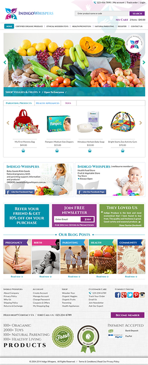 Web Design by amberegg for Indigo Whispers | Design: #3412153
