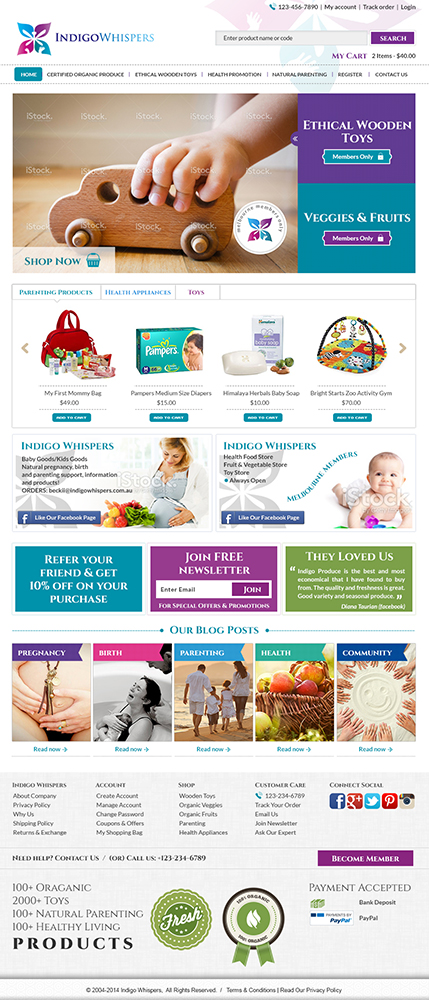 Web-Design von amberegg für Indigo Whispers | Design #3412155