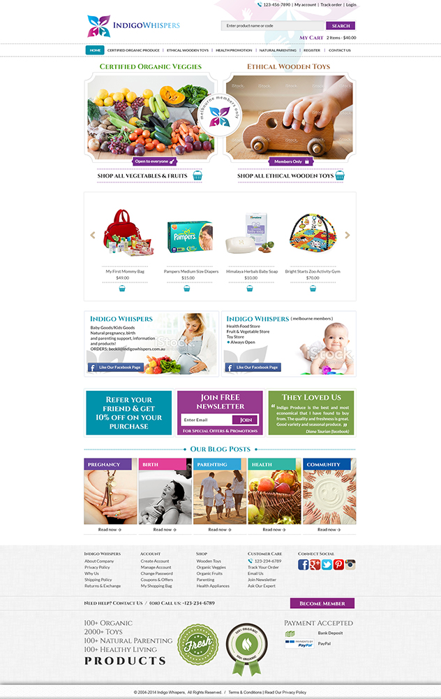 Web Design by amberegg for Indigo Whispers | Design #3530464