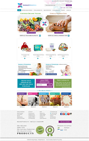 Web Design by amberegg for Indigo Whispers | Design: #3530464