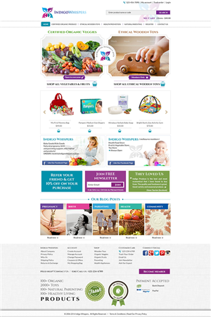 Web Design by amberegg for Indigo Whispers | Design: #3536698