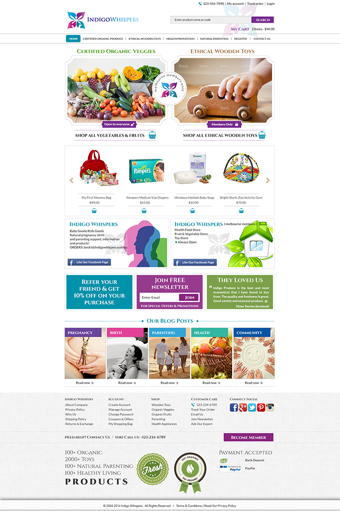 Web-Design von amberegg für Indigo Whispers | Design #3567546