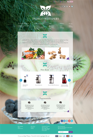 Web Design by Zoe  for Indigo Whispers | Design #3404622