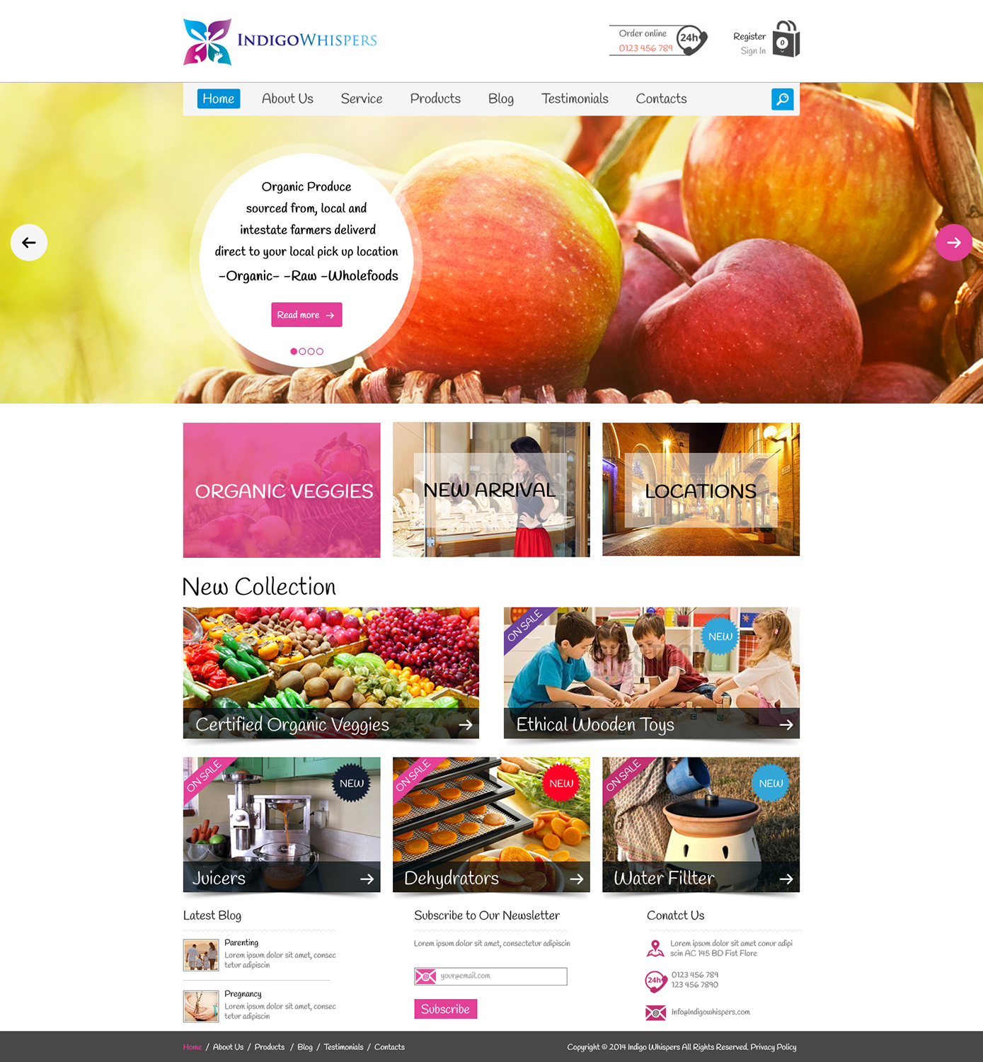Web-Design von Creative Usha für Indigo Whispers | Design #3400786