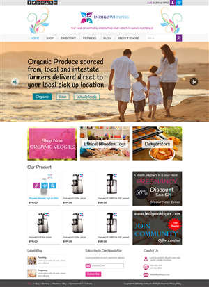 Web Design by Creative Usha for Indigo Whispers | Design #3432992