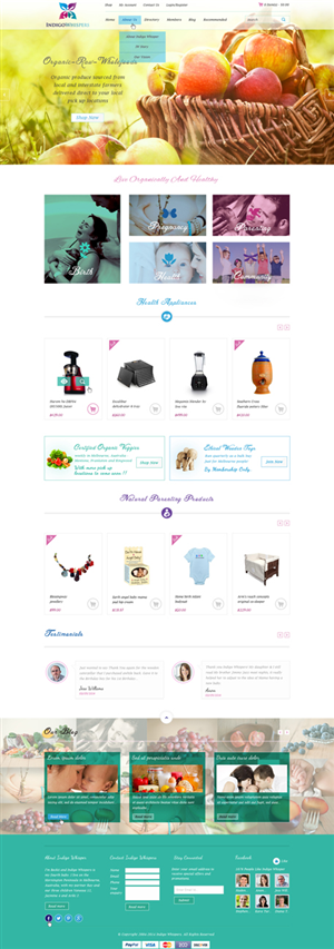 Web Design by Da Miracle for Indigo Whispers | Design #3425795