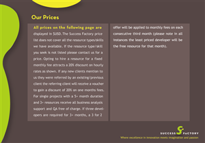 Brochure Design by DibbDesign for Success Factory | Design: #82101