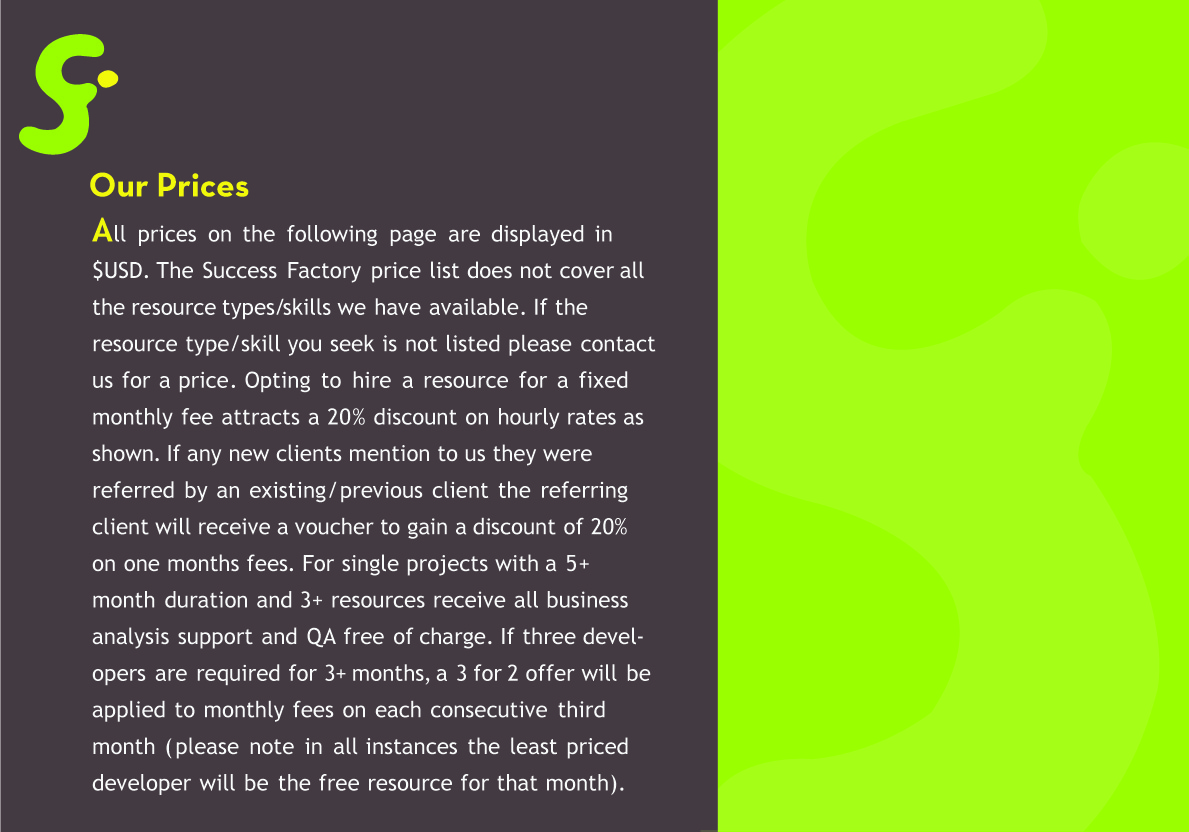 Brochure Design by DibbDesign for Success Factory | Design #82104