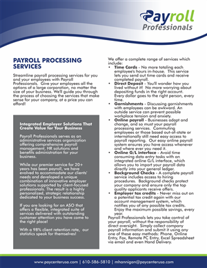 Brochure Design by barinix for this project | Design: #3387646
