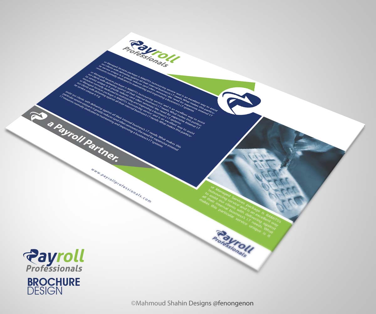 Brochure Design by Mahmoud Shahin for this project | Design #3381106