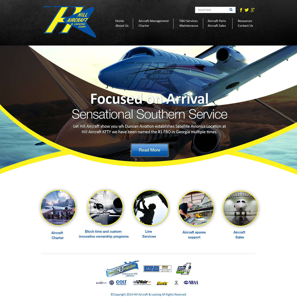 Landing Page-Design von LV2 für Hill Aircraft | Design: #3413351