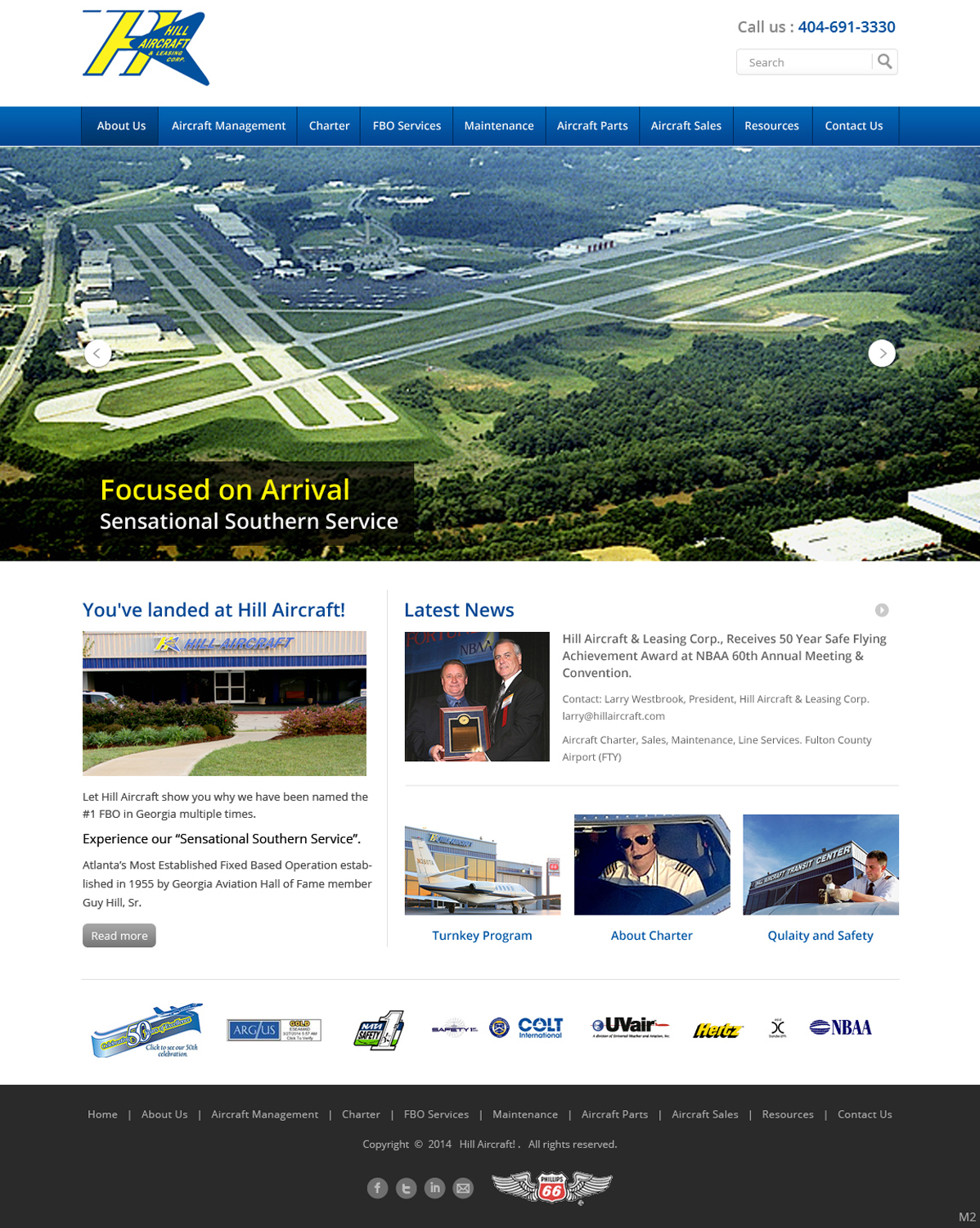 Landing Page Design by pb for Hill Aircraft | Design #3417597