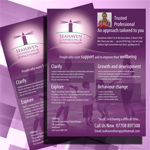 Flyer-Design von uk für Seahaven Counselling & Hypnotherapy | Design: #3395022