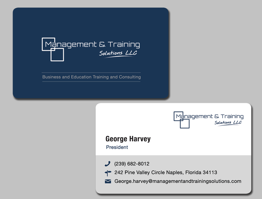 Design de Carte de Visite par Adylhere pour Management and Training Solutions LLC | Design #3387191