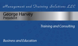 Business Card Design by hatc852 for Management and Training Solutions LLC | Design #3394030