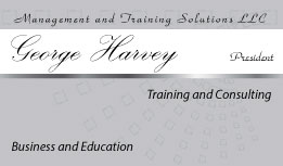 Diseño de Tarjeta de Presentación por hatc852 para Management and Training Solutions LLC | Diseño: #3394041