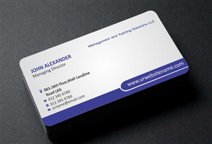 Diseño de Tarjeta de Presentación por AwsomeD para Management and Training Solutions LLC | Diseño: #3388124