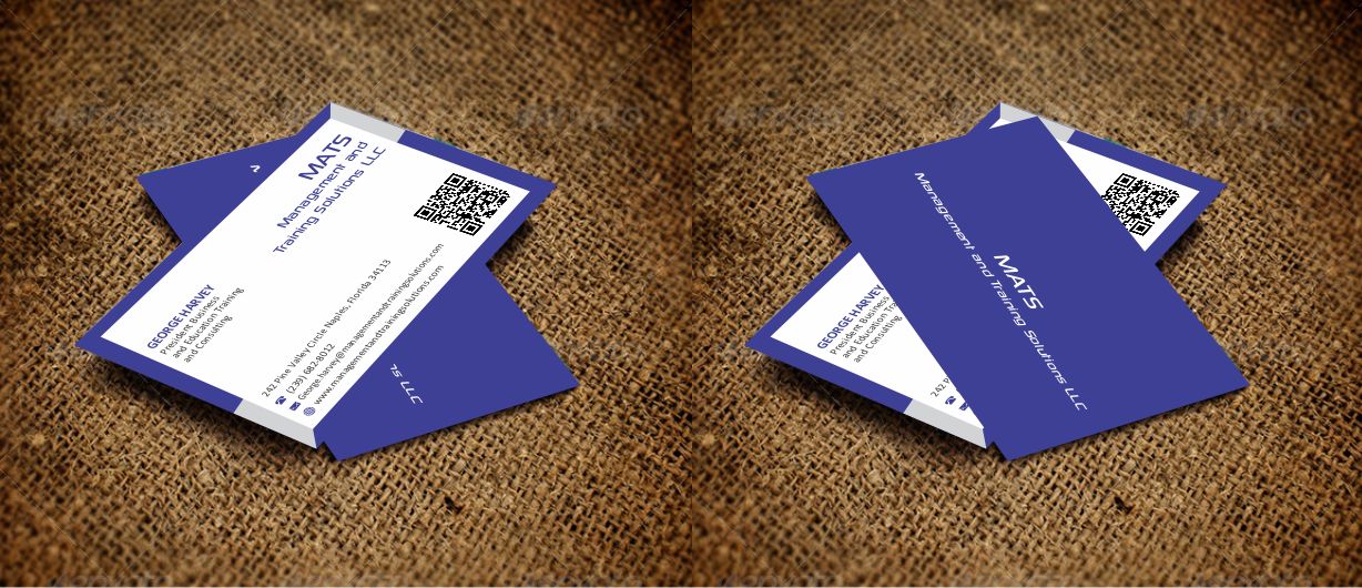 Visitenkarten-Design von AwsomeD für Management and Training Solutions LLC | Design #3389402