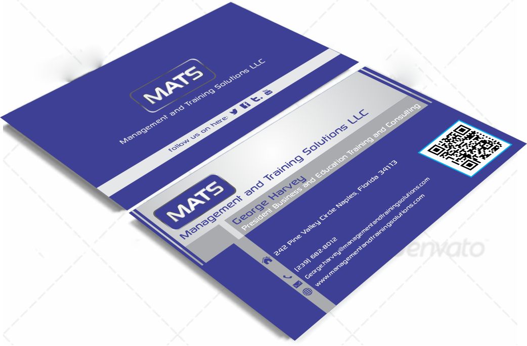 Design de Carte de Visite par AwsomeD pour Management and Training Solutions LLC | Design #3389618