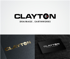 Logo Design by J Mahesh for Clayton Drainage Earthworks | Design: #4121599