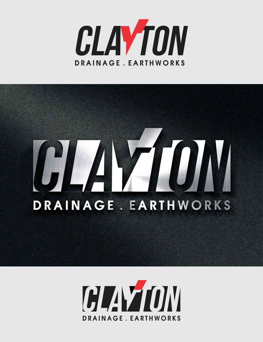 Logo Design by J Mahesh for Clayton Drainage Earthworks | Design #4122508