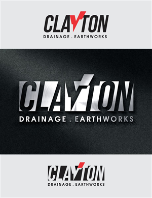Logo Design by J Mahesh for Clayton Drainage Earthworks | Design: #4122508