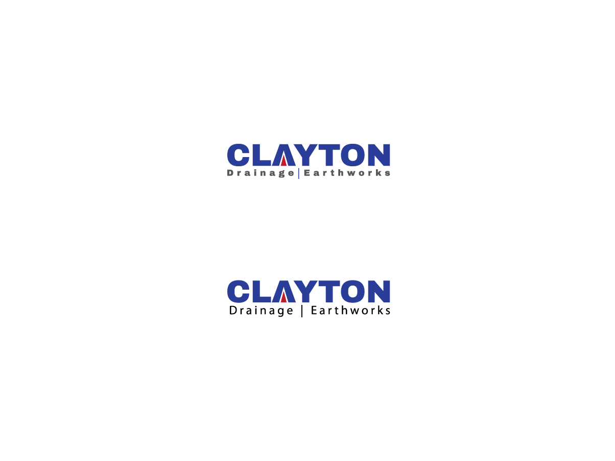 Logo Design by Ajay Soni for Clayton Drainage Earthworks | Design #4126432