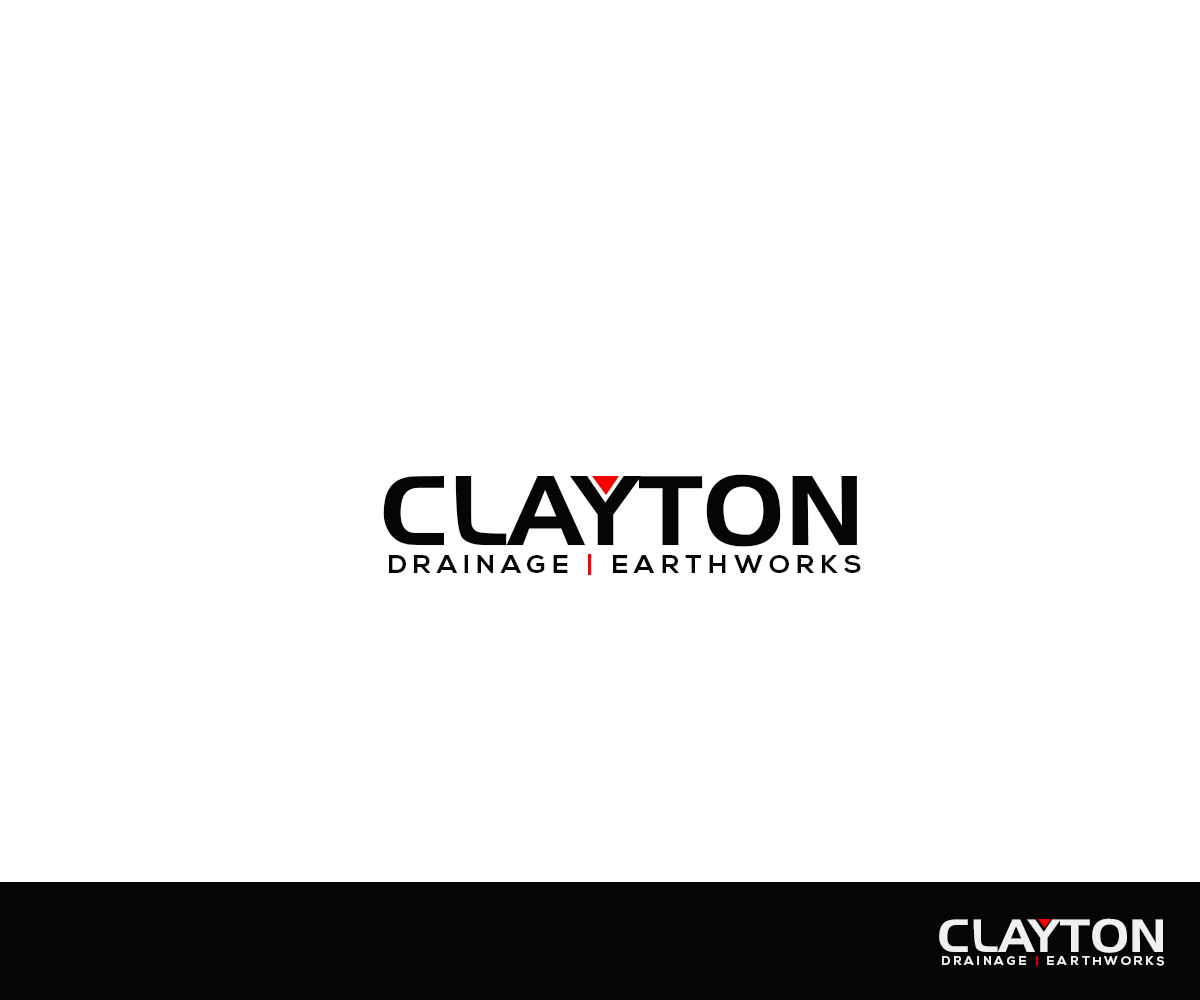 Logo-Design von King Cozy für Clayton Drainage Earthworks | Design #4146535