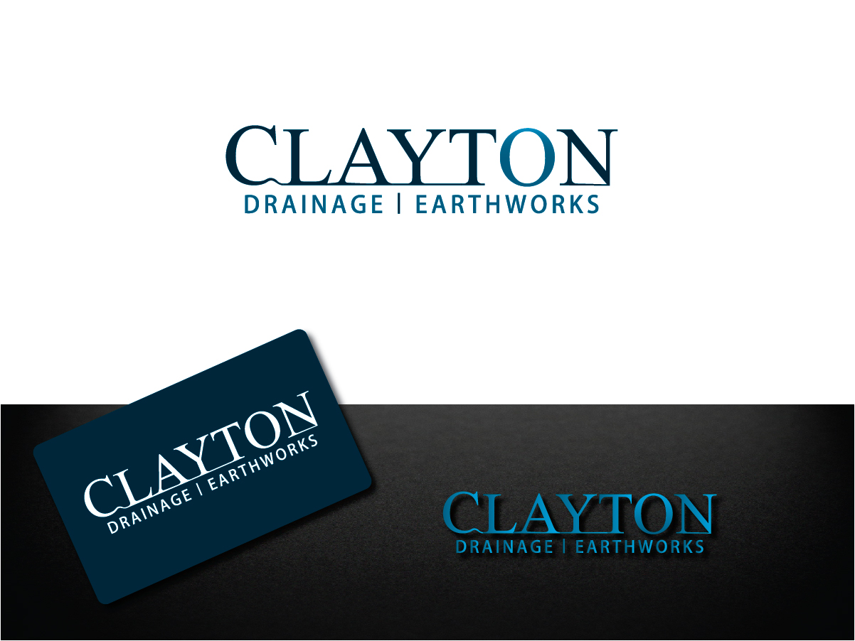Logo Design by Banzee Art for Clayton Drainage Earthworks | Design #4115338